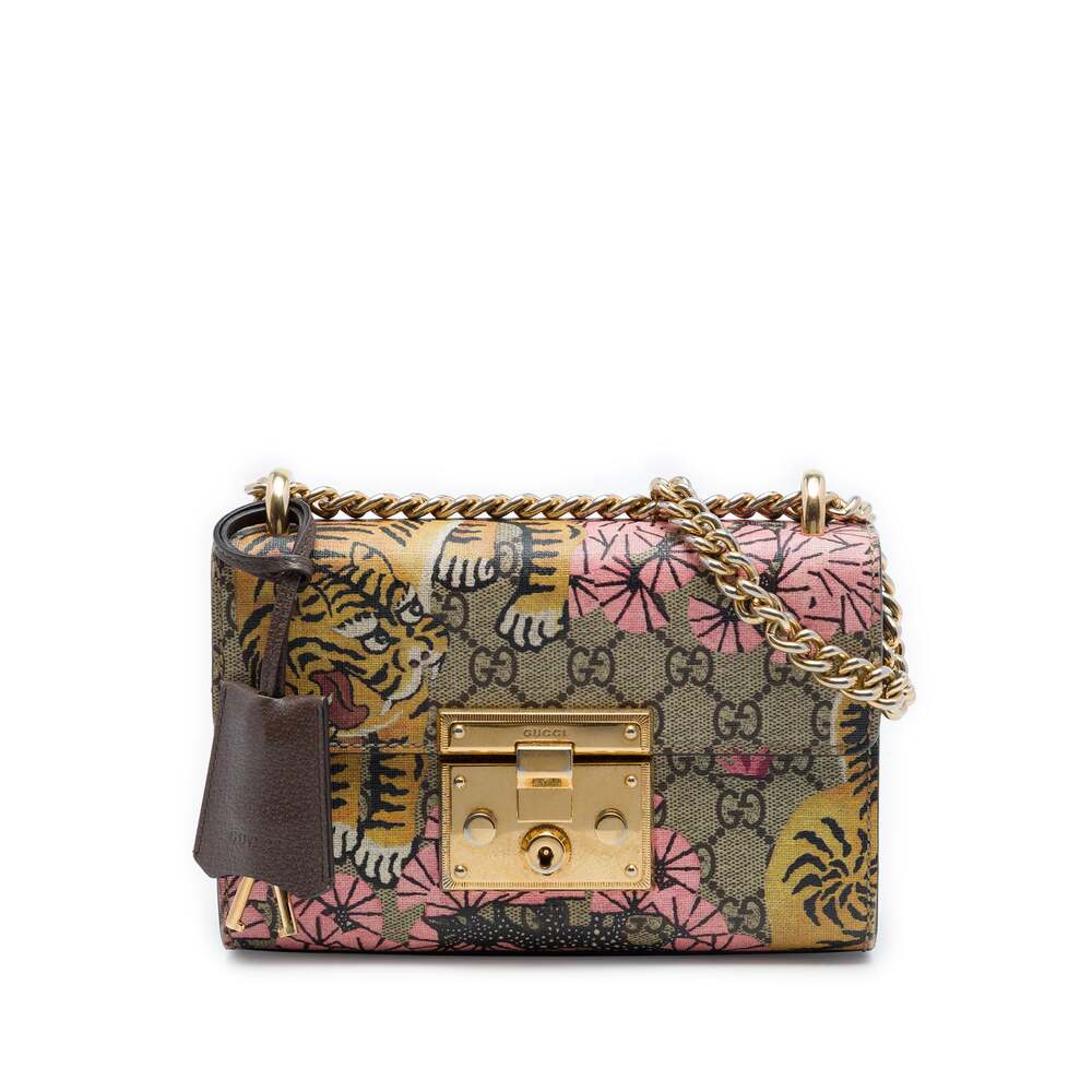 Gucci Padlock Shoulder Bag Bengal Print #317438G10B